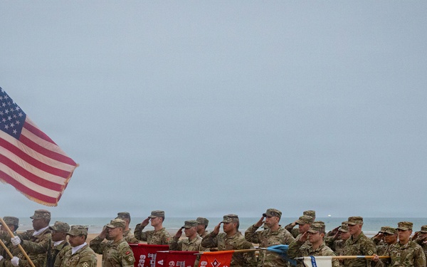 299 BEB Utah Beach Casing Ceremony