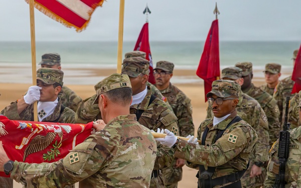 299 BEB Utah Beach Casing Ceremony
