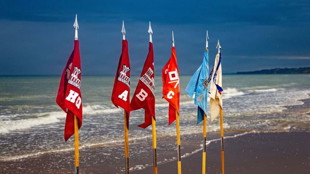 299 BEB Omaha Beach Casing Ceremony