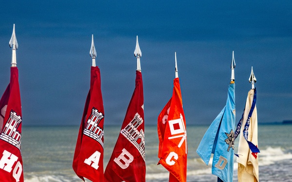 299 BEB Utah Beach Casing Ceremony