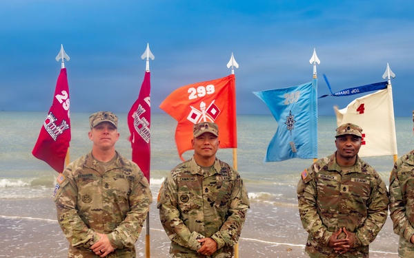 299 BEB Utah Beach Casing Ceremony