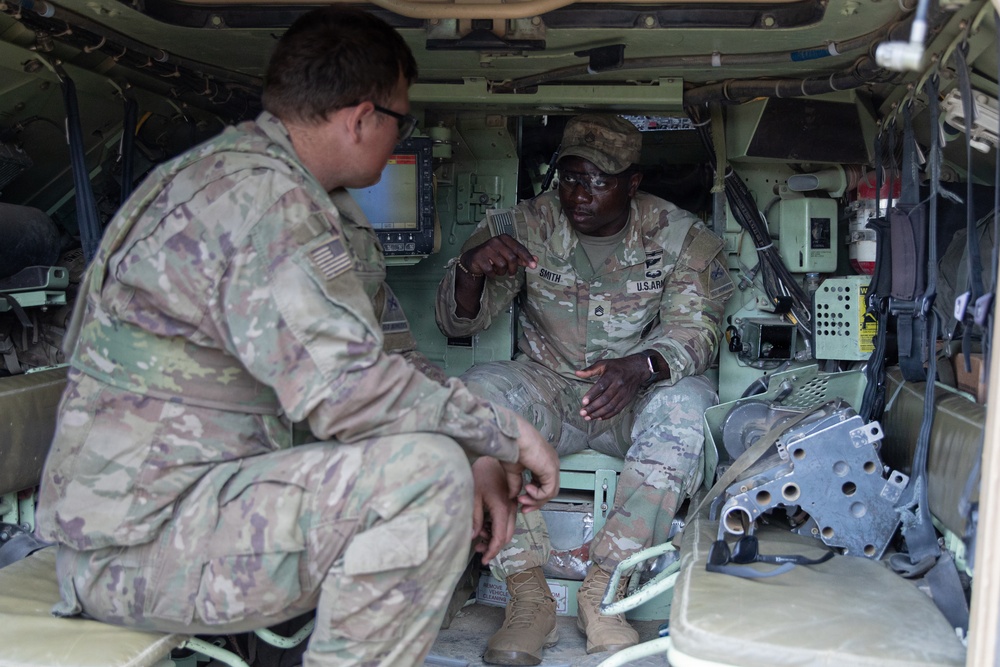1st Armored Division performs Bradley qualification in Poland