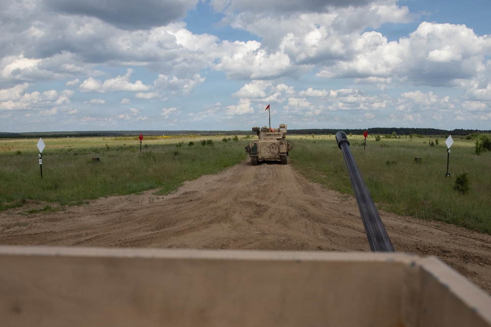 1st Armored Division performs Bradley qualification in Poland
