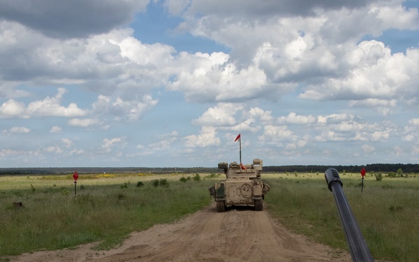 1st Armored Division performs Bradley qualification in Poland