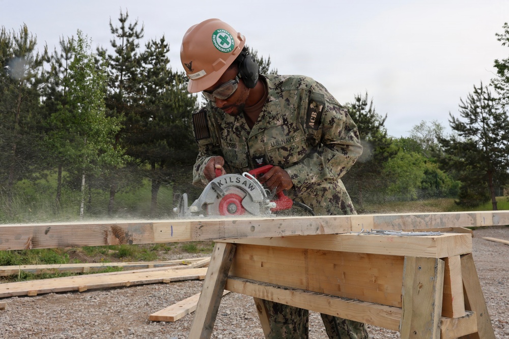 Seabees prepare for Boat Ramp Construction