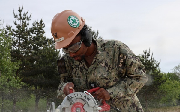 Seabees prepare for Boat Ramp Construction