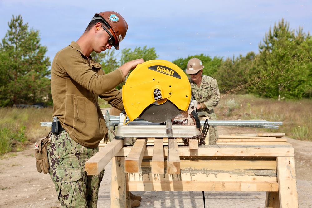 Seabees prepare for Boat Ramp Construction
