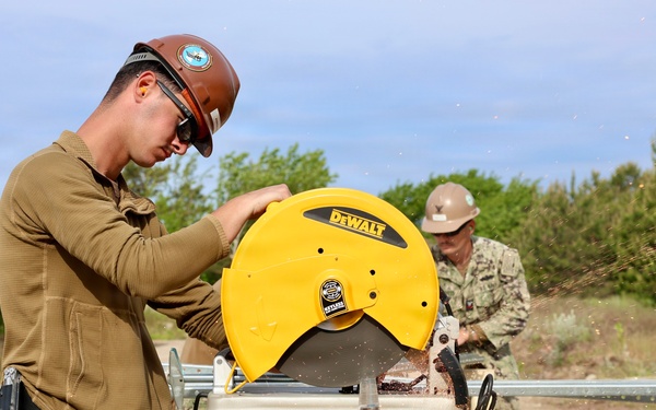 Seabees prepare for Boat Ramp Construction