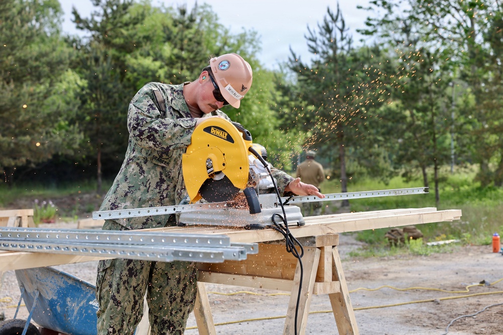 Seabees prepare for Boat Ramp Construction