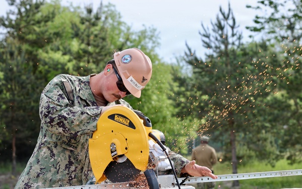 Seabees prepare for Boat Ramp Construction
