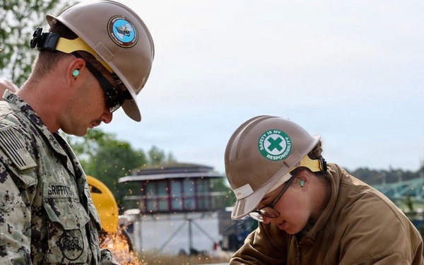 Seabees prepare for Boat Ramp Construction