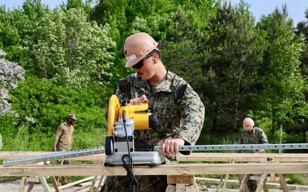 Seabees prepare for Boat Ramp Construction