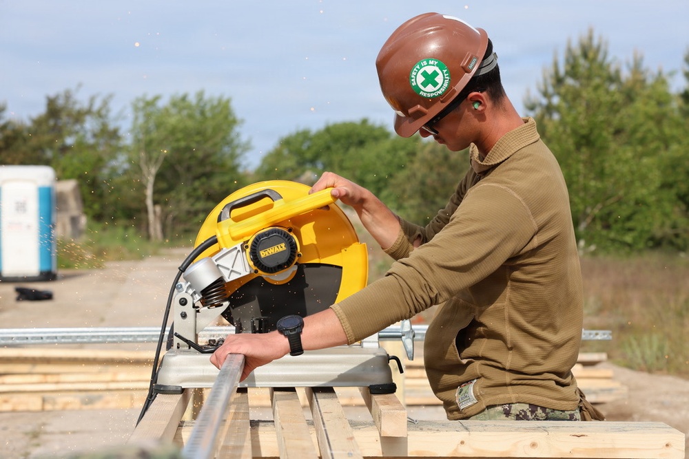 Seabees prepare for Boat Ramp Construction