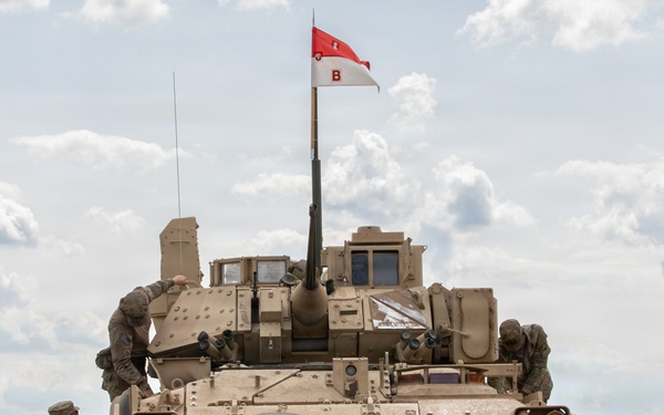 1st Armored Division performs Bradley qualification in Poland