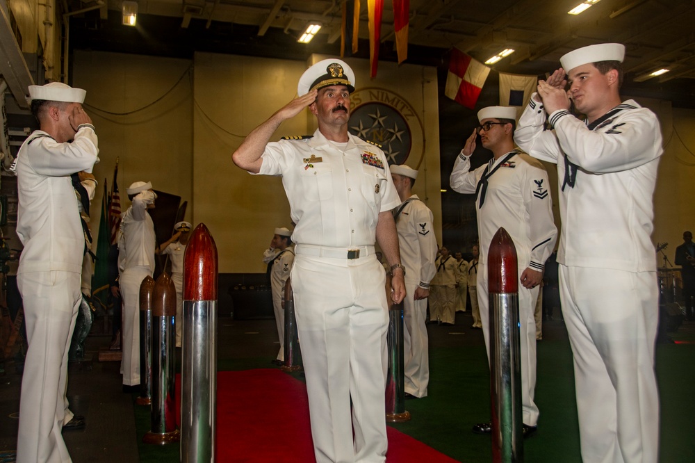 USS Nimitz Reception in Jamaica