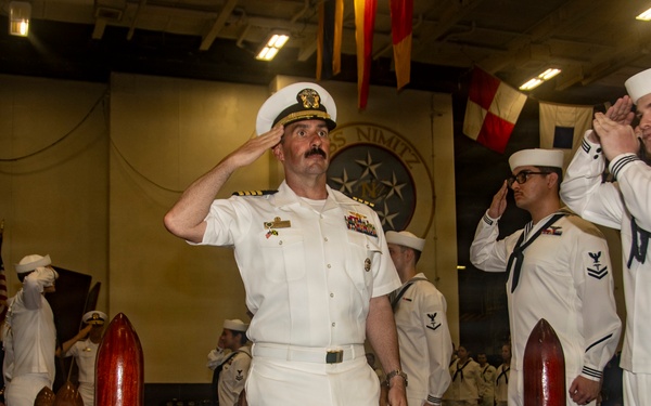 USS Nimitz Reception in Jamaica