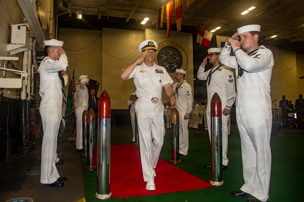 USS Nimitz Reception in Jamaica