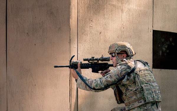 110th Security Forces CQB and urban movement training
