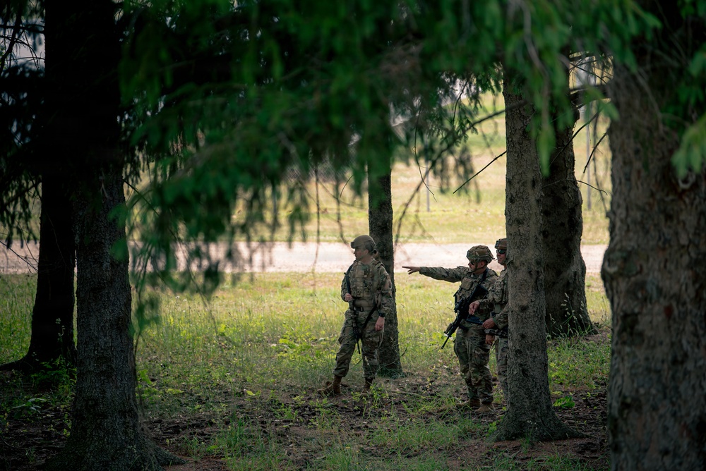 110th Security Forces CQB and urban movement training