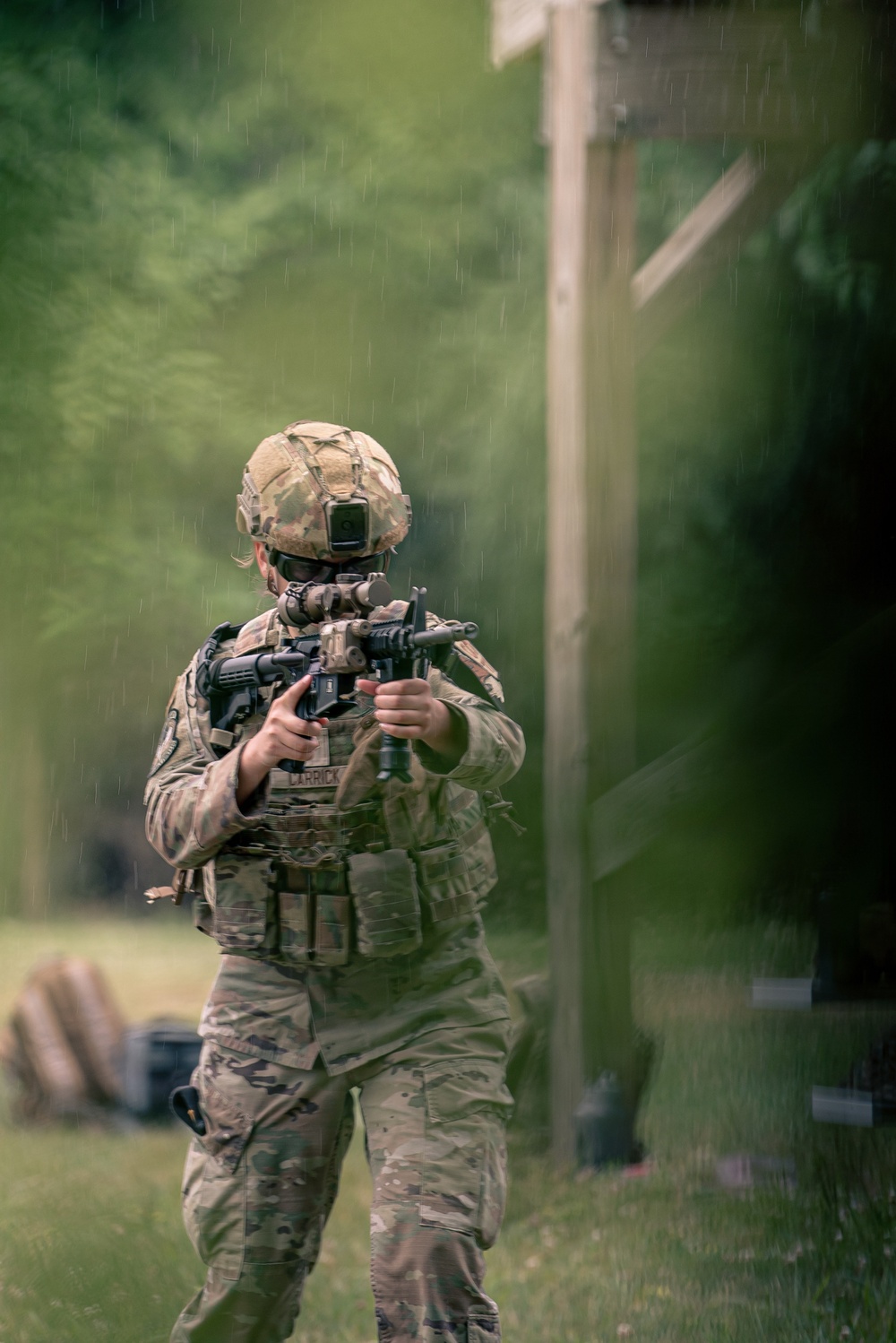 110th Security Forces CQB and urban movement training