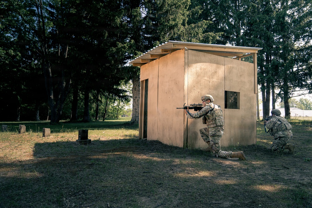 110th Security Forces CQB and urban movement training