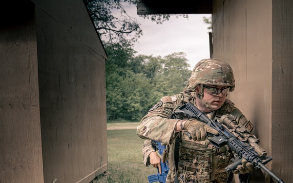 110th Security Forces CQB and urban movement training