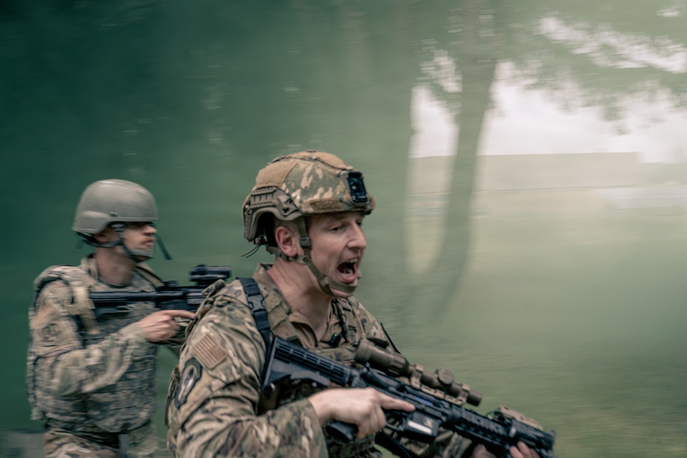 110th Security Forces CQB and urban movement training
