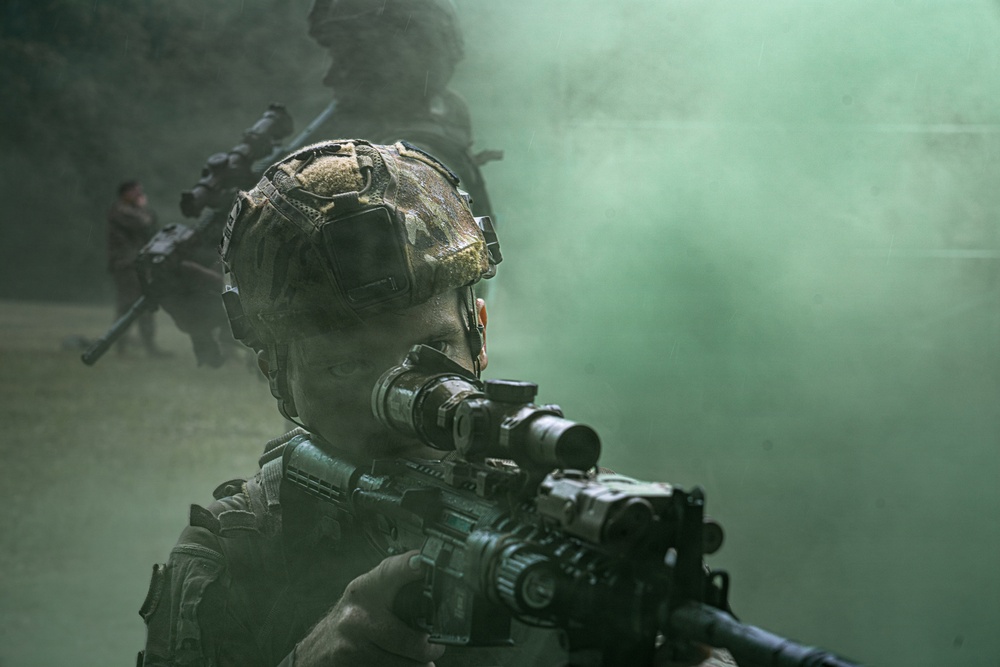 110th Security Forces CQB and urban movement training