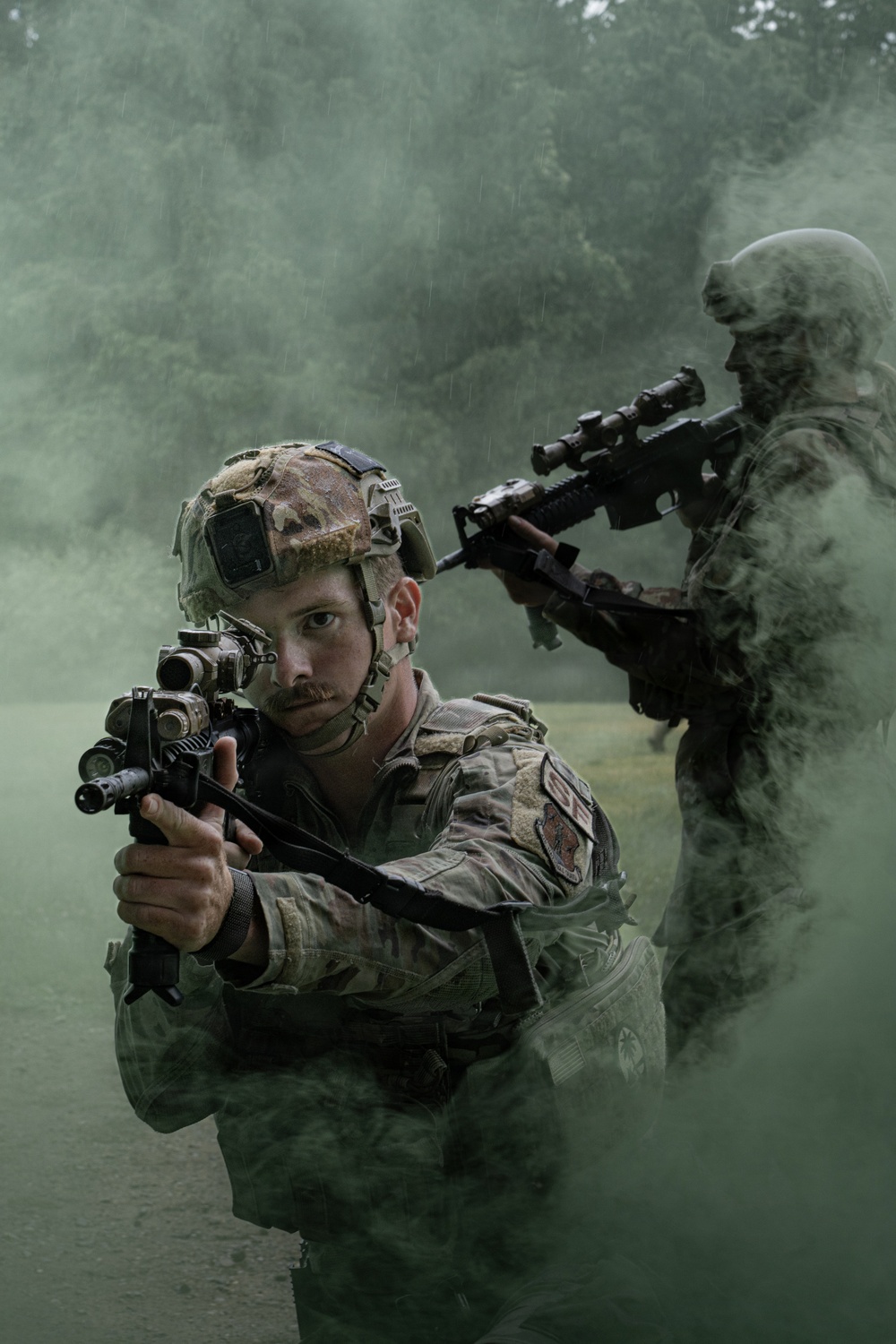 110th Security Forces CQB and urban movement training