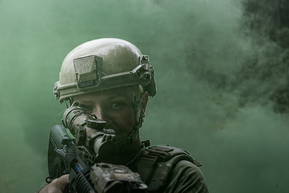 110th Security Forces CQB and urban movement training