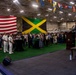 USS Nimitz Reception in Jamaica