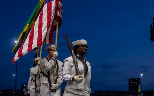 USS Nimitz Reception in Jamaica