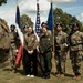 207th Military Intelligence Brigade (Theater) Color Guard supports General Roosevelt ceremony during D-Day 82