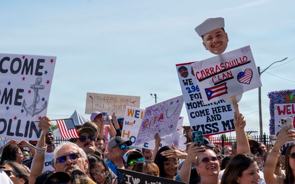 USS Iwo Jima (LHD 7) returns to Naval Station Norfolk