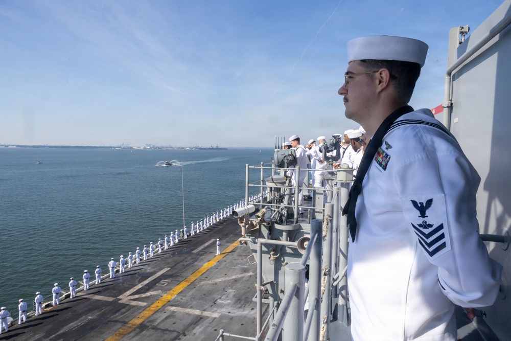 USS Iwo Jima returns home from 10 month deployment
