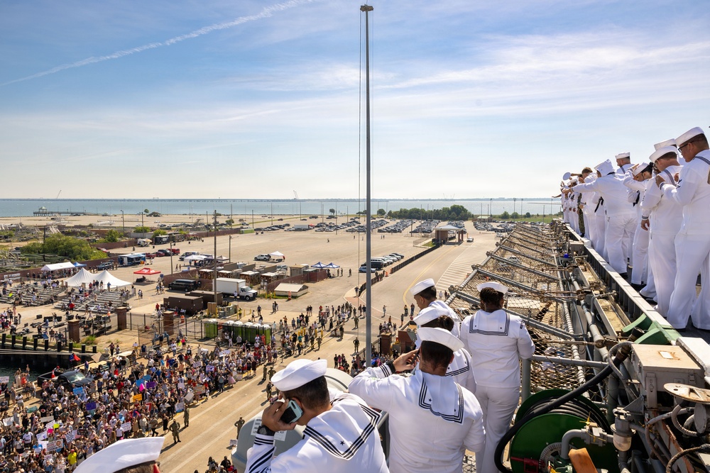 USS Iwo Jima returns home from 10 month deployment