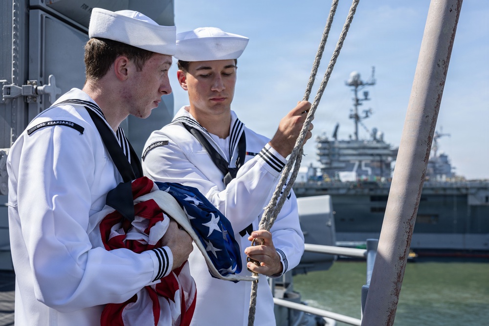 USS Iwo Jima Returns Home From 10 Month Deployment