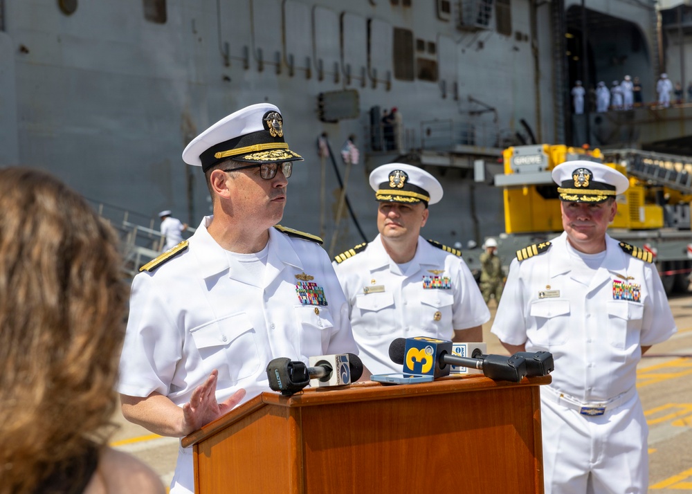 USS Iwo Jima returns home from 10 month deployment