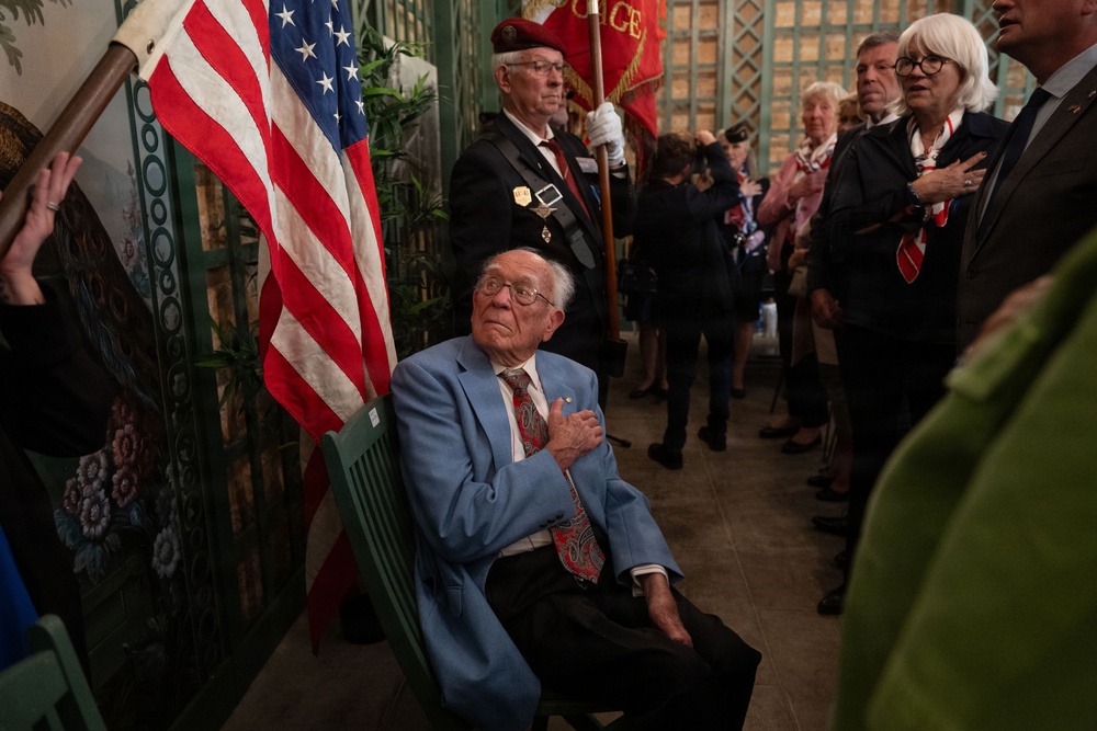 WWII Veteran Awarded French Senate Medal