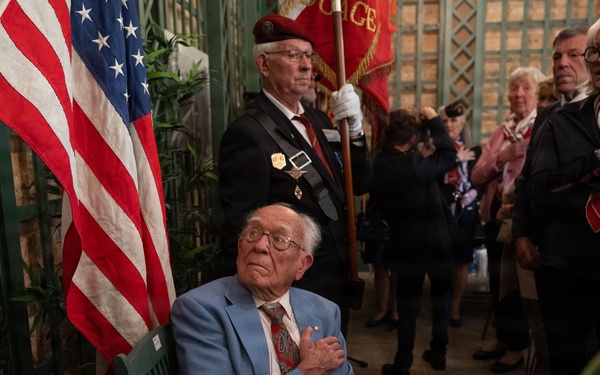WWII Veteran Awarded French Senate Medal