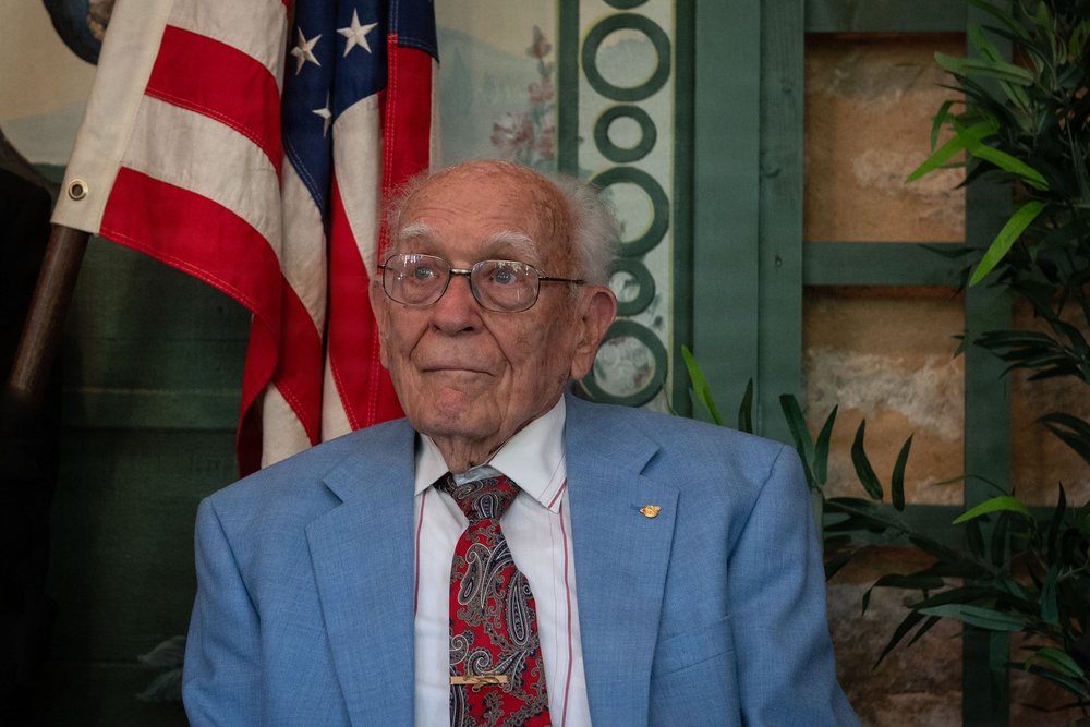 WWII Veteran Awarded French Senate Medal