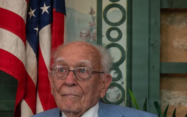 WWII Veteran Awarded French Senate Medal