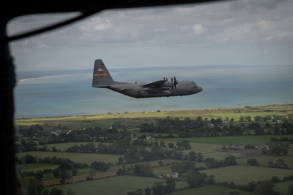 103d Airlift Wing participates in D-Day anniversary flyovers