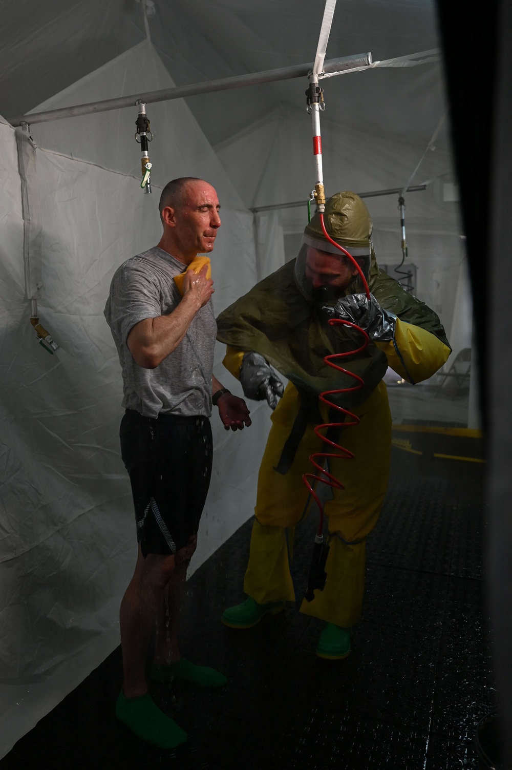 The 104th Fighter Wing strengthens regional medical readiness with multi-day Emergency Decontamination Course