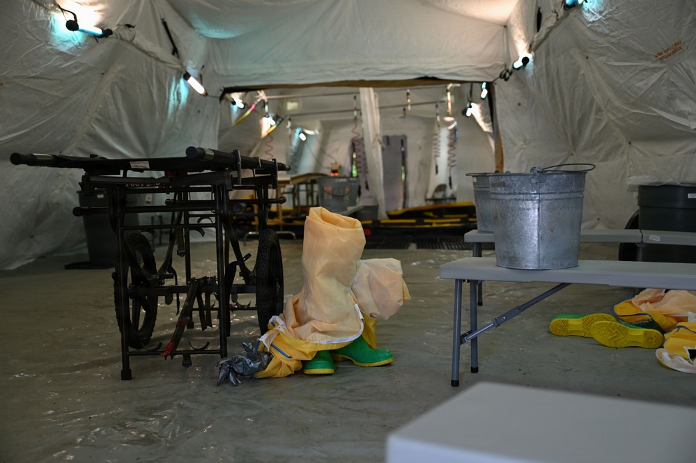 The 104th Fighter Wing strengthens regional medical readiness with multi-day Emergency Decontamination Course