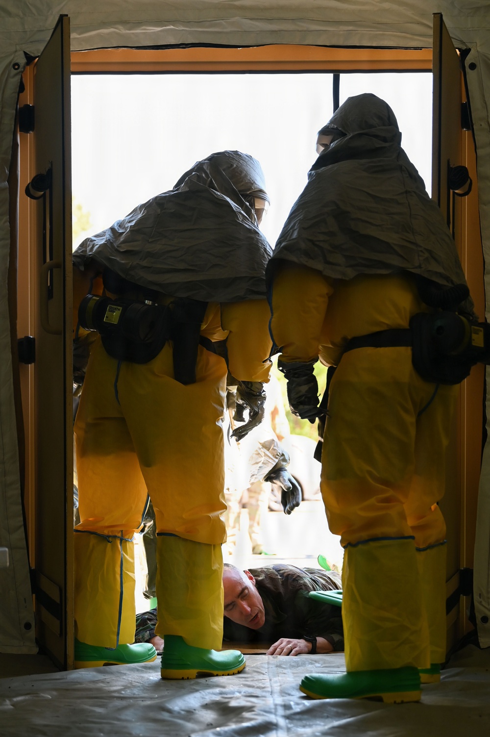 The 104th Fighter Wing strengthens regional medical readiness with multi-day Emergency Decontamination Course