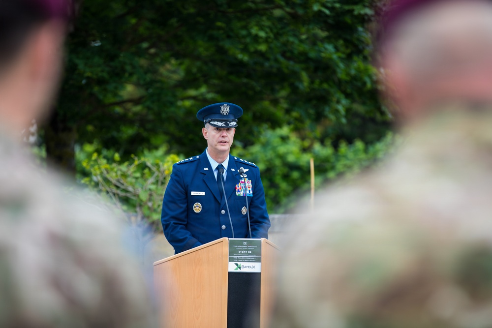 82nd ANNIVERSARY OF D-DAY: Allied Ceremony in Bayeux