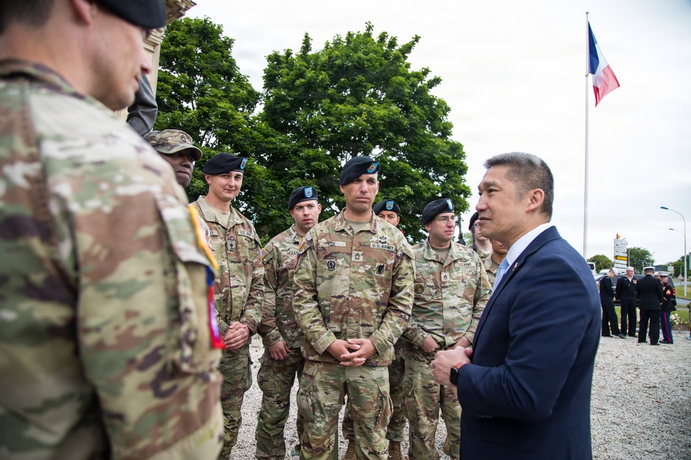 82nd ANNIVERSARY OF D-DAY: Allied Ceremony in Bayeux