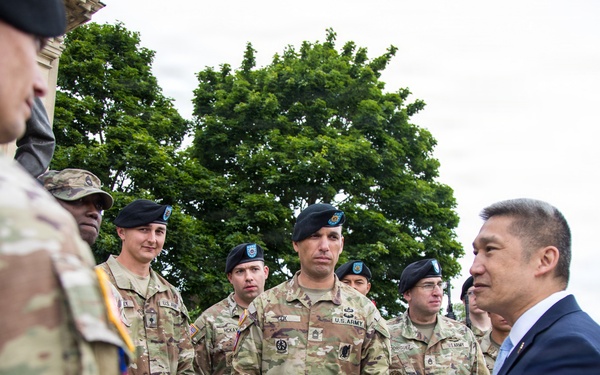 82nd ANNIVERSARY OF D-DAY: Allied Ceremony in Bayeux