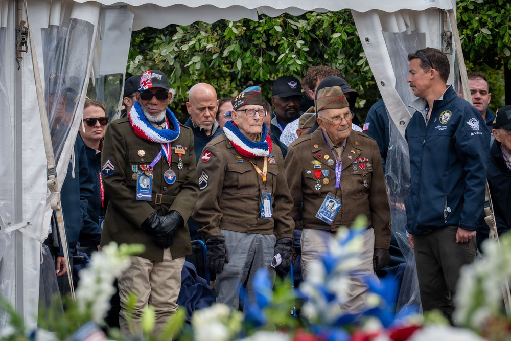 D-Day 82 Commemoration at Normandy American Cemetery